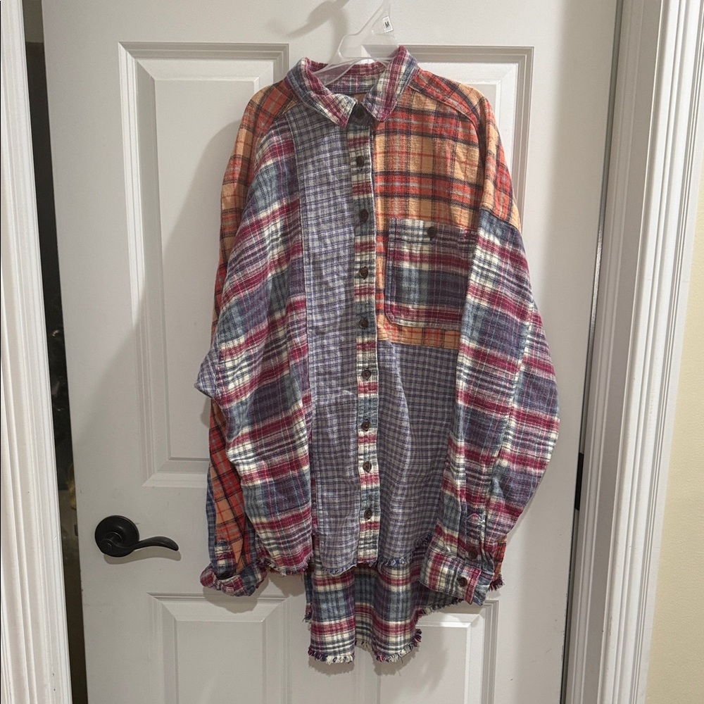 Plaid Patchwork Women’s Flannel